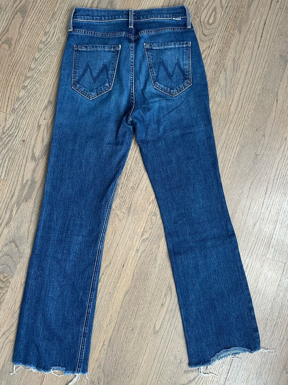MOTHER The Tripper Ankle Fray Jeans in Light Blue - Picture 8 of 8
